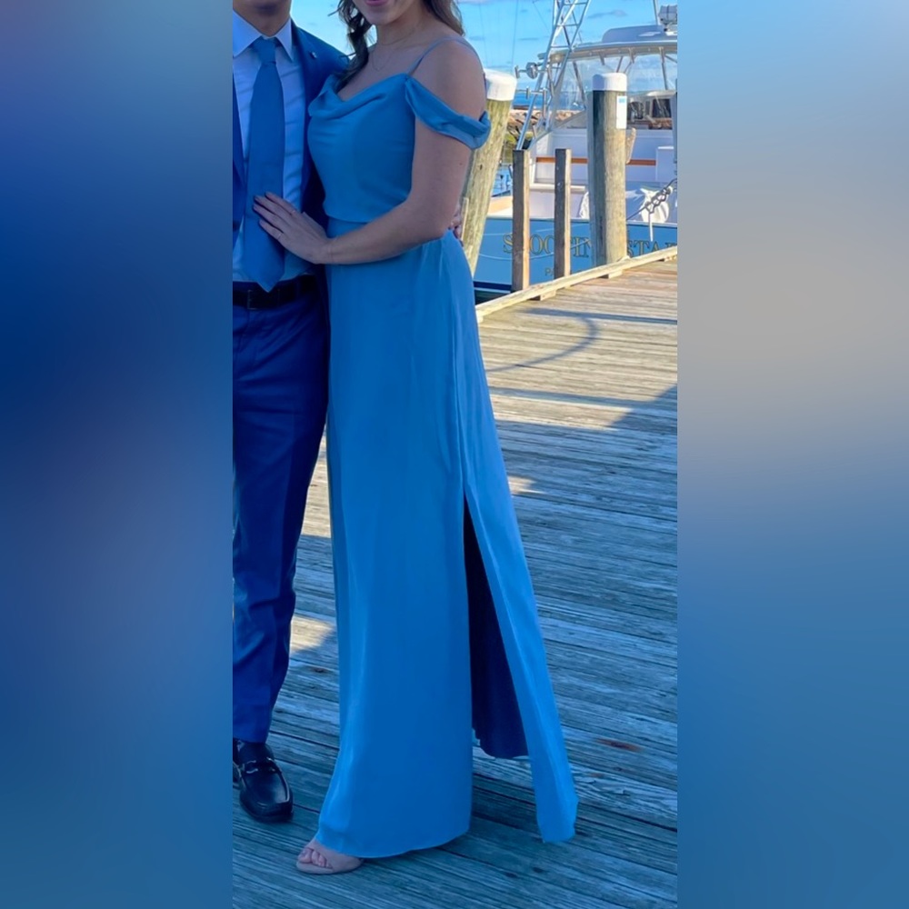 Revelry Sienna Chiffon Dress - French Blue 💙